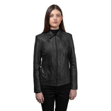 Fleur Women's Lambskin Leather Jacket - Whet Blu NYC - Flyclothing LLC
