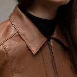 Fleur Women's Lambskin Leather Jacket - Whet Blu NYC - Flyclothing LLC