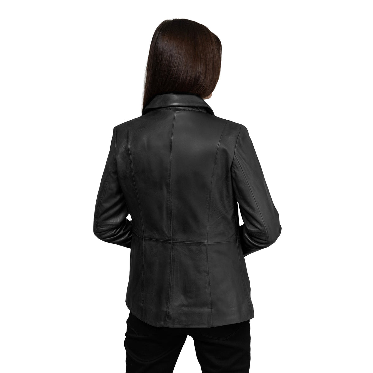 Jill Women's Lambskin Leather Blazer