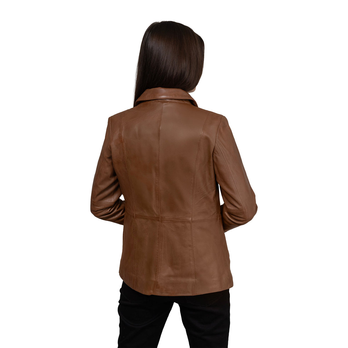 Jill Women's Lambskin Leather Blazer