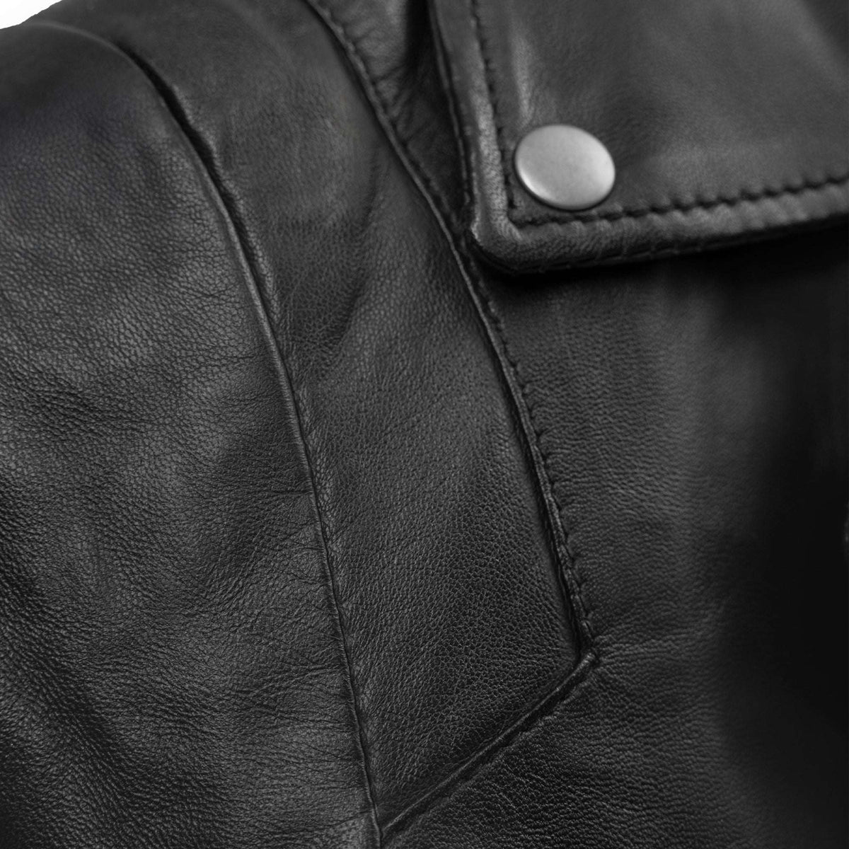 Serena Women's Black Asymmetrical Leather Jacket