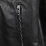 Serena Women's Black Asymmetrical Leather Jacket