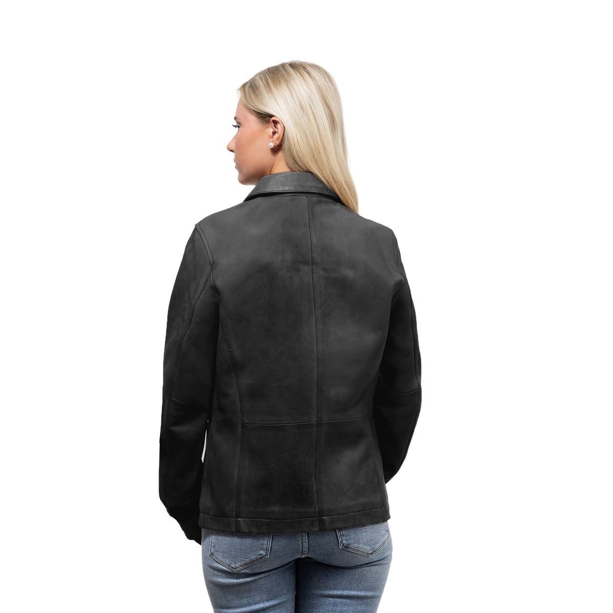 Yolanda Women's Center-Zip Leather Jacket - Whet Blu NYC - Flyclothing LLC