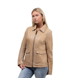 Yolanda Women's Center-Zip Leather Jacket - Whet Blu NYC - Flyclothing LLC