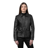 Darlene Women's Black Genuine Leather Jacket