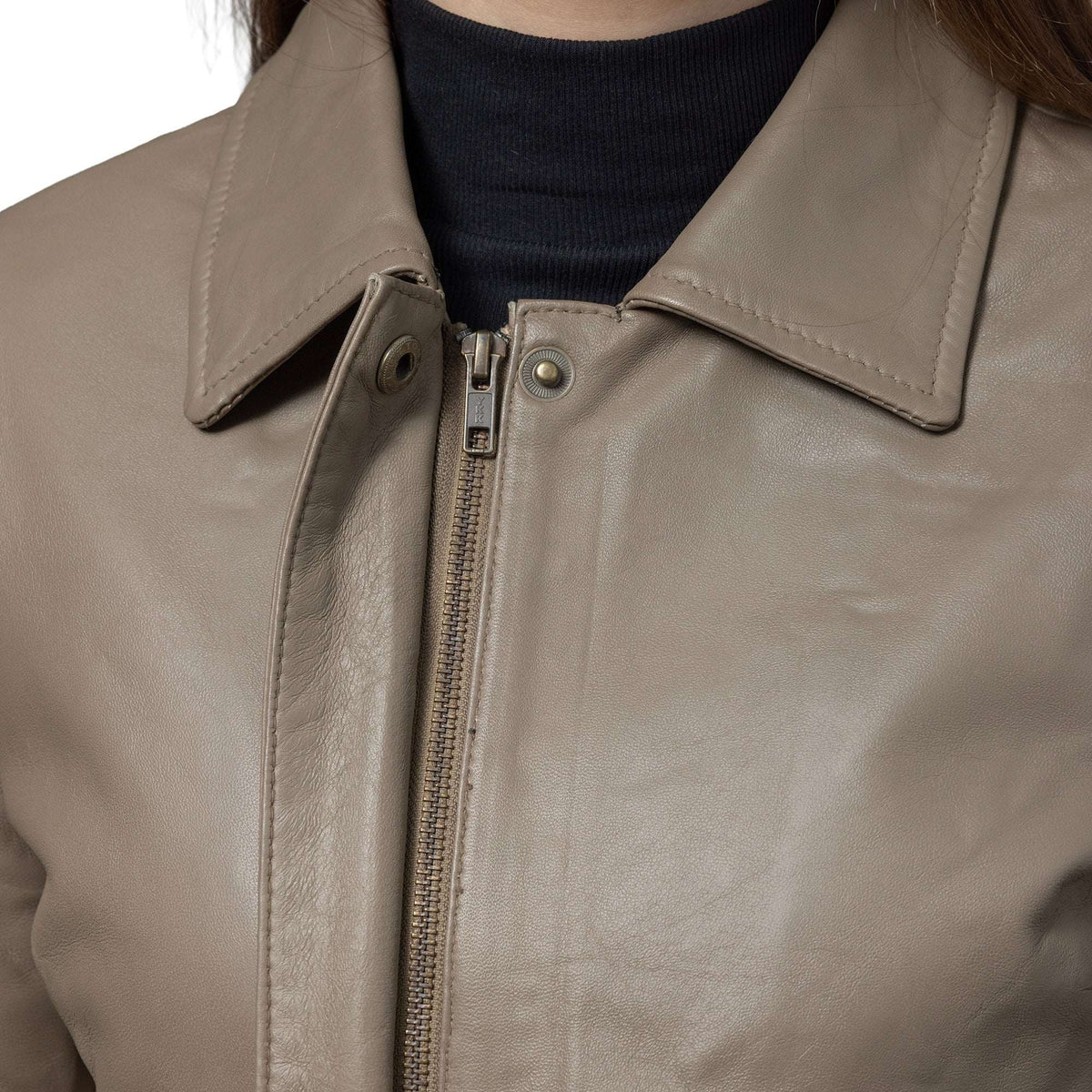 Darlene Women's Black Genuine Leather Jacket