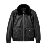 Brandon Men's Fashion Flight Leather Jacket - Whet Blu NYC - Flyclothing LLC