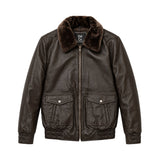 Brandon Men's Fashion Flight Leather Jacket - Whet Blu NYC - Flyclothing LLC