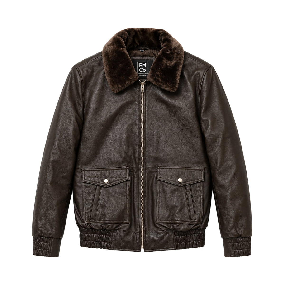 Brandon Men's Fashion Flight Leather Jacket - Whet Blu NYC - Flyclothing LLC