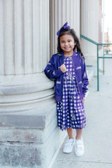 JMU Purple Duke Dog Satin Jacket - Mila & Rose ® - Flyclothing LLC