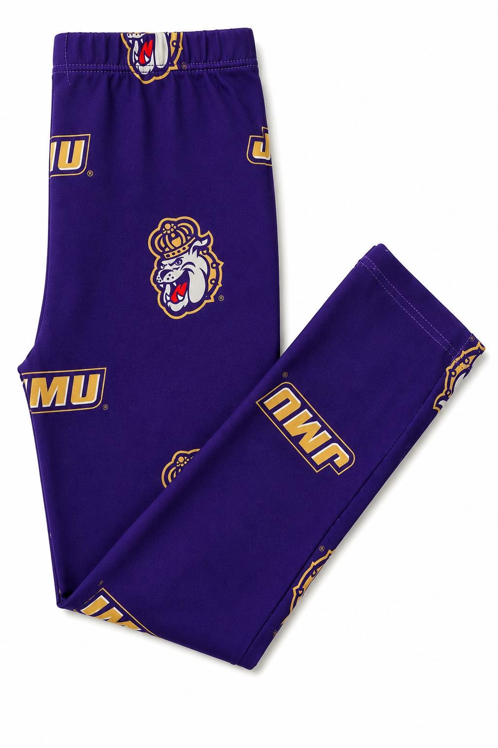 JMU Purple Duke Dog Leggings - Mila & Rose ® - Flyclothing LLC