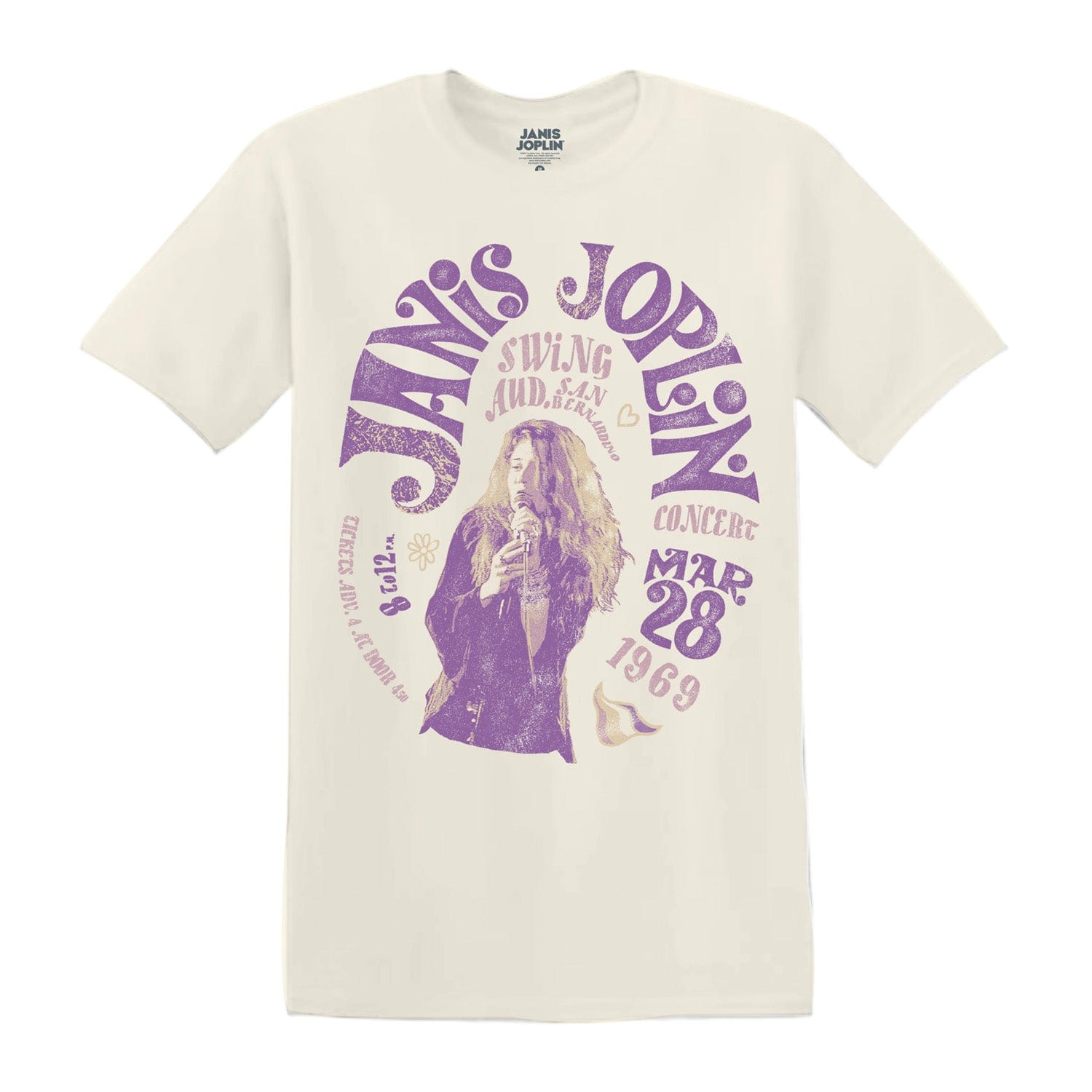 Janis Joplin Swing Aud Unisex T-Shirt - Janis Joplin