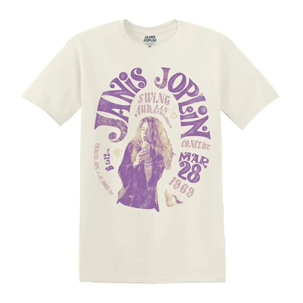 Janis Joplin Swing Aud Unisex T-Shirt - Janis Joplin