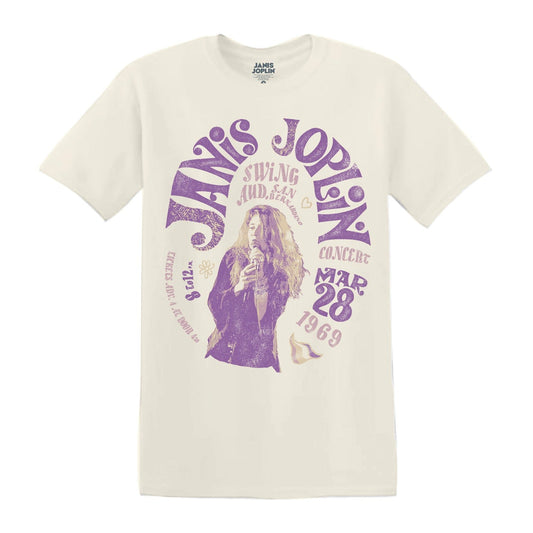 Janis Joplin Swing Aud Unisex T-Shirt - Janis Joplin