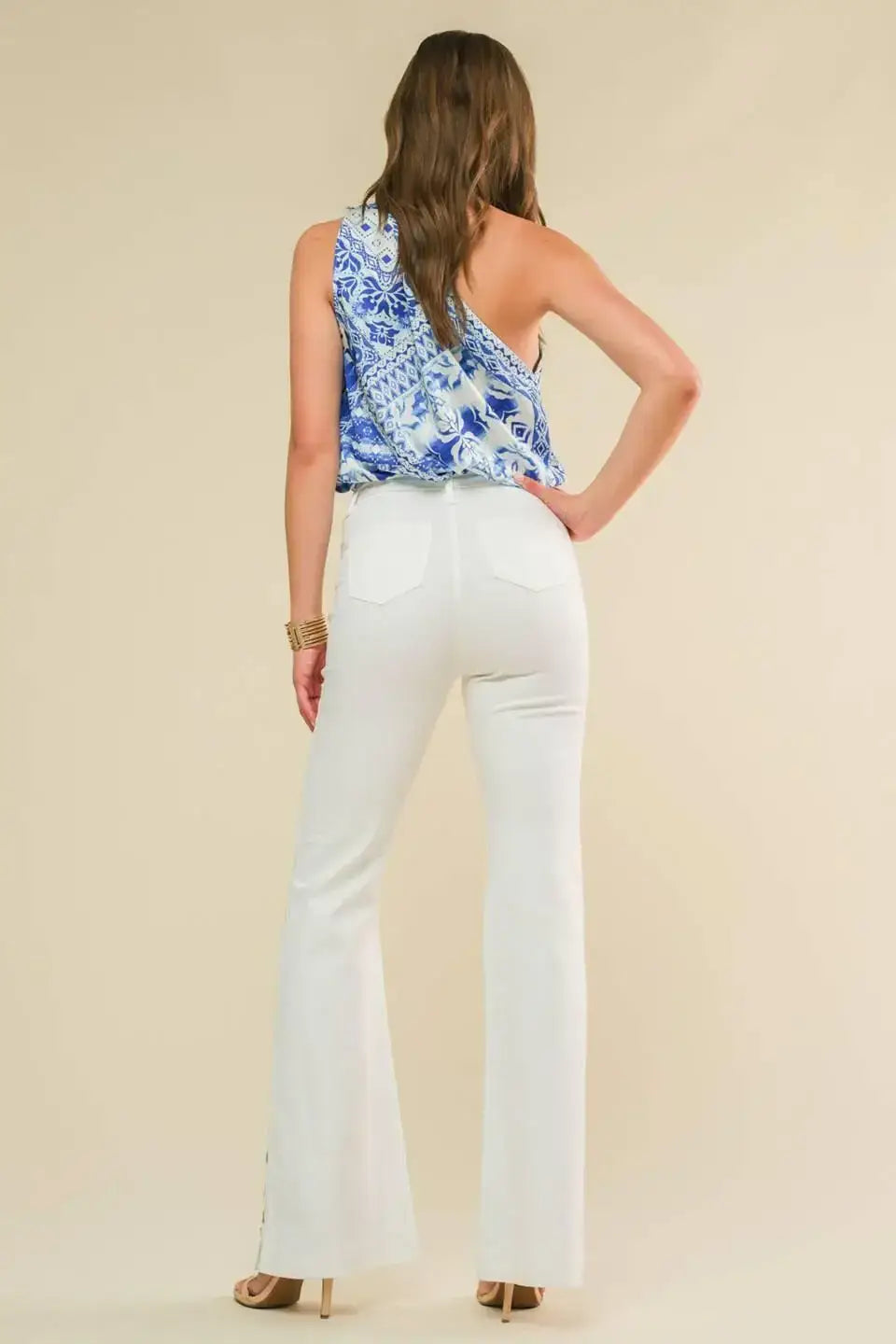 FOREVER YOUR GIRL WHTIE DENIM - Flying Tomato - Flyclothing LLC