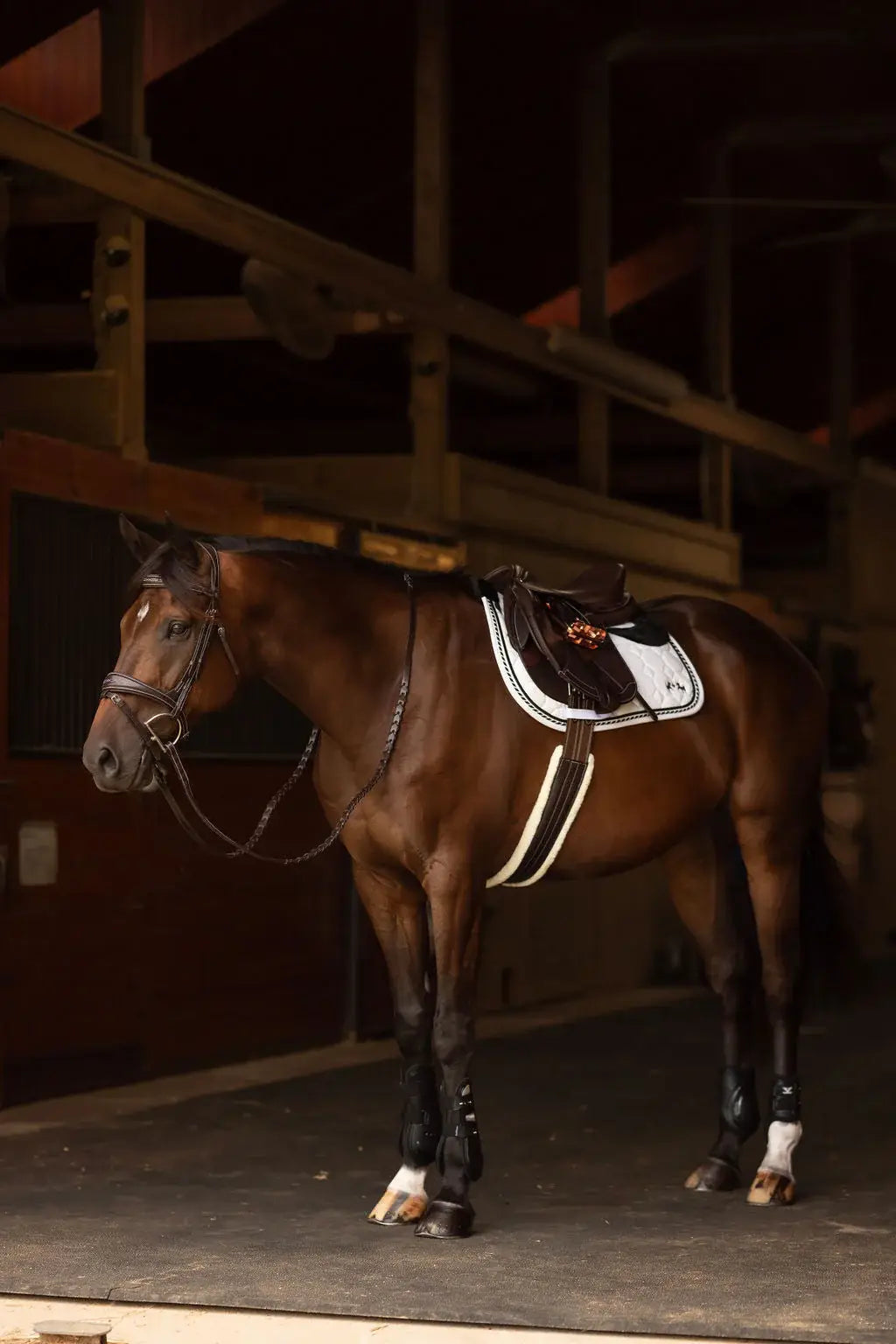 Henri de Rivel Advantage Chafeless Sherpa Fleece Girth - Breeches.com - Flyclothing LLC