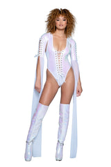 J-Valentine JR102 - Unicorn Lace-Up Bodysuit - J. Valentine