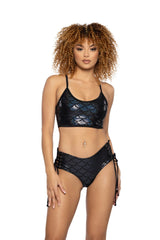J-Valentine JR122 - Tank Top & Lace-Up Short Set - J. Valentine