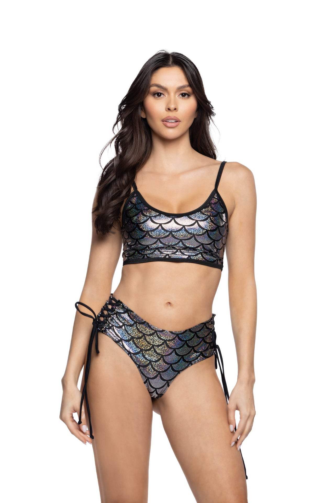 J-Valentine JR122 - Tank Top & Lace-Up Short Set - J. Valentine - Flyclothing LLC