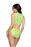 J-Valentine JR144 - Eyelash Sequin & Prism Lace-Up Short - J. Valentine - Flyclothing LLC
