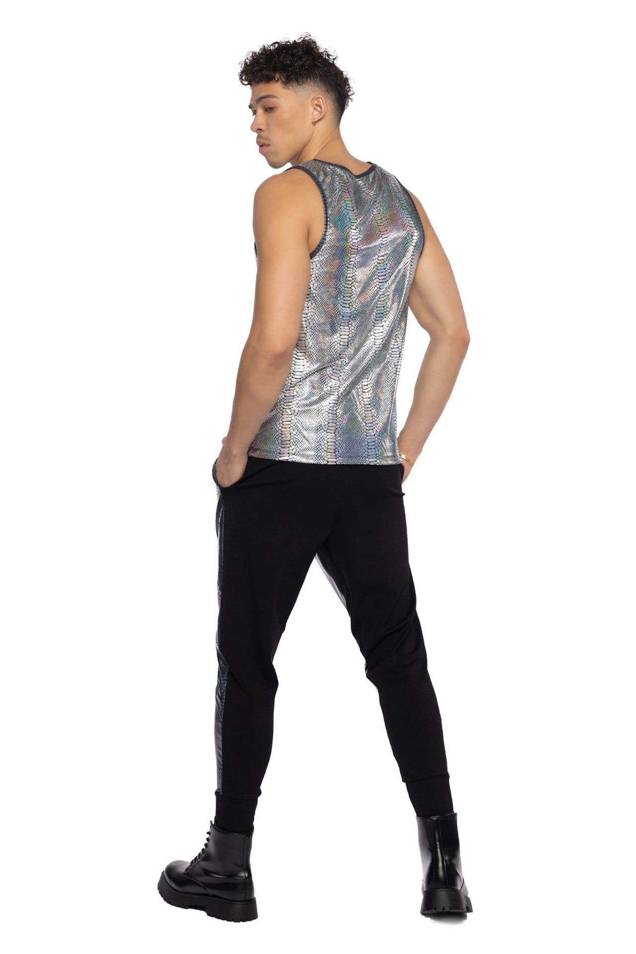 J-Valentine JR153 - Python & PVC Unisex Jogger - J. Valentine