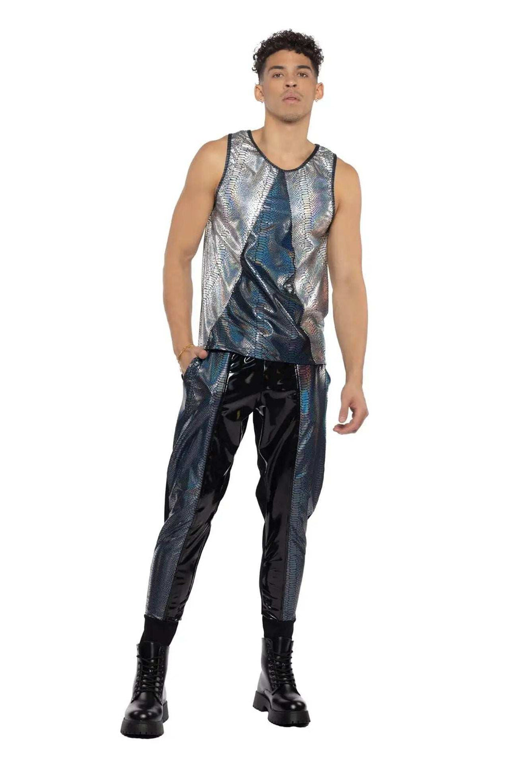 J-Valentine JR152 - Two-Tone Men's Tank - J. Valentine - Flyclothing LLC