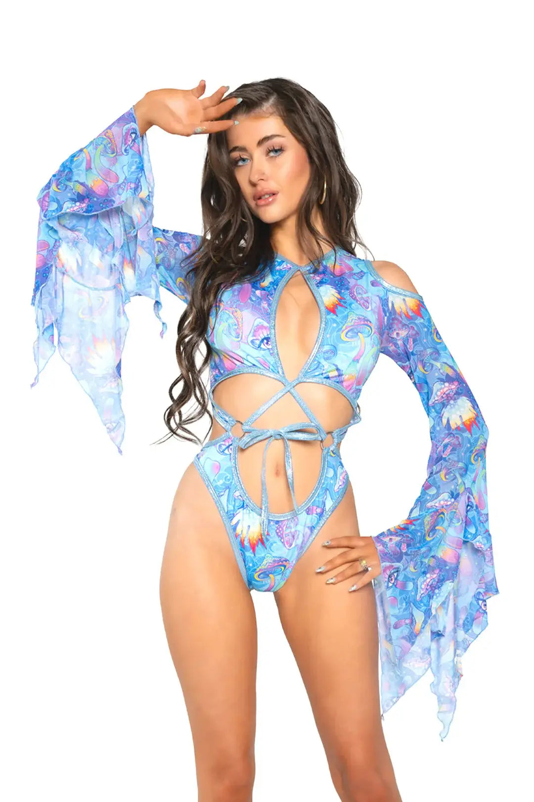 JR160 - Spandex/Mesh Flow Bodysuit - J. Valentine - Flyclothing LLC