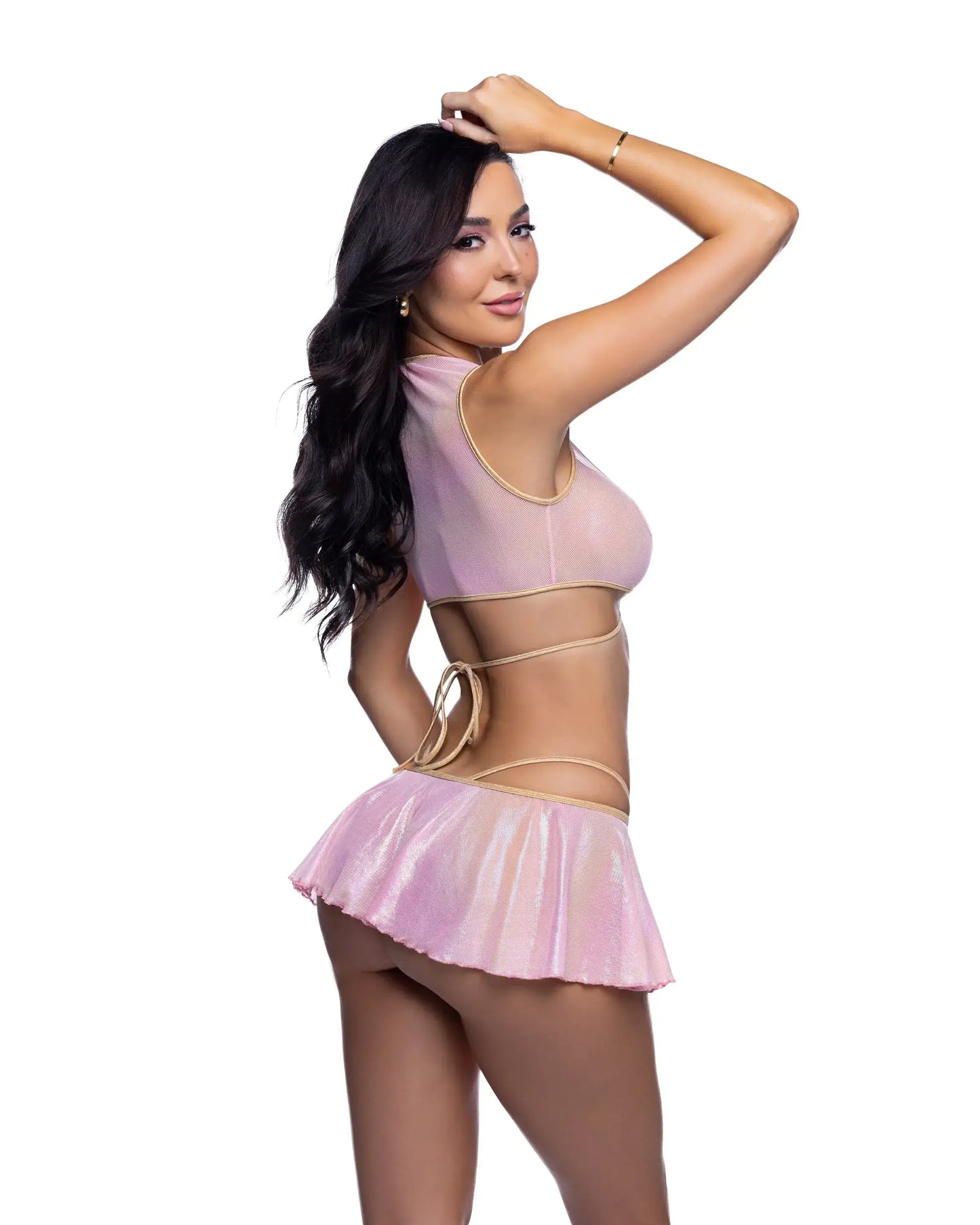 J Valentine heart wrap top skirt set jr263 - J. Valentine - Flyclothing LLC