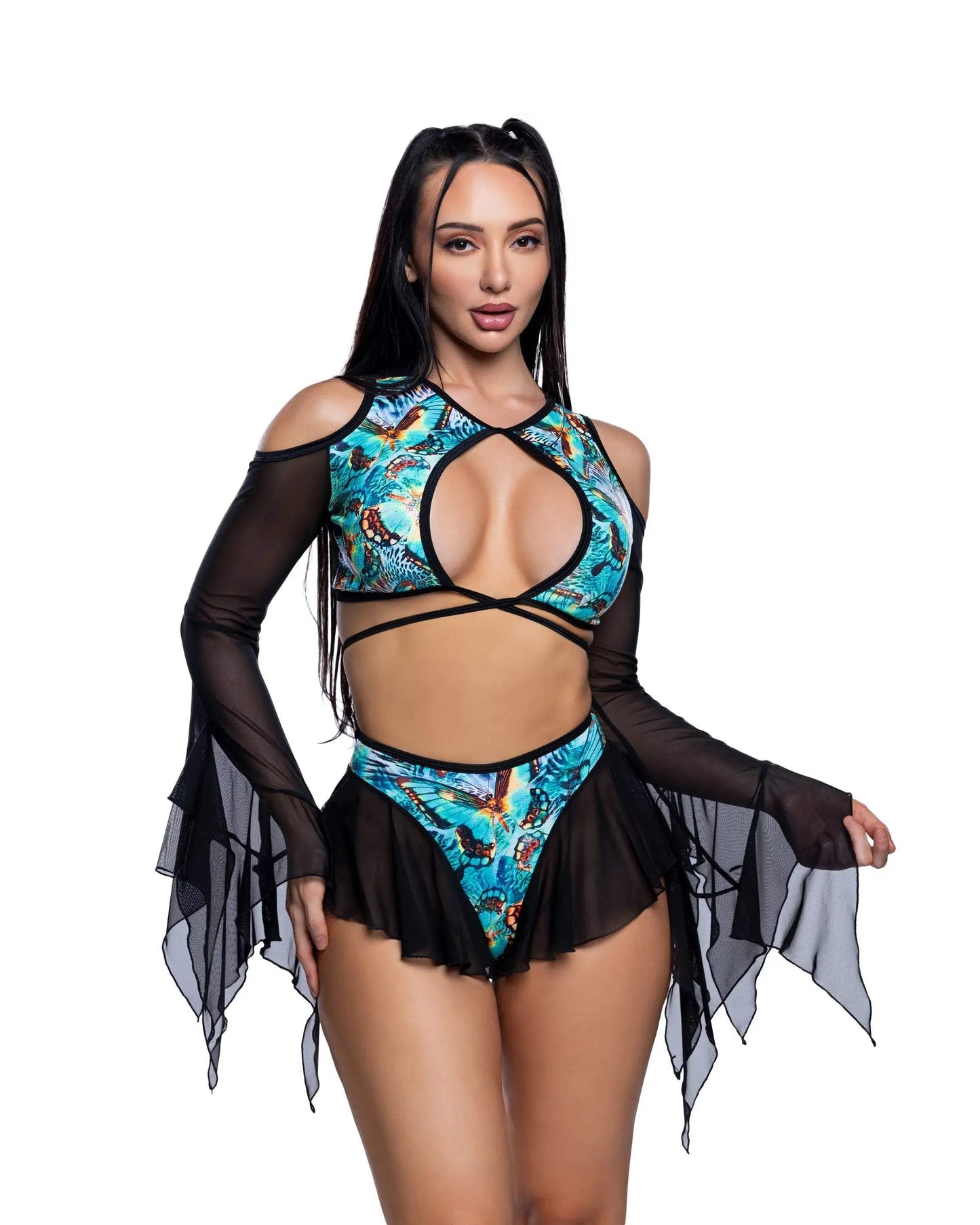 J Valentine butterfly flow top jr265 - J. Valentine - Flyclothing LLC