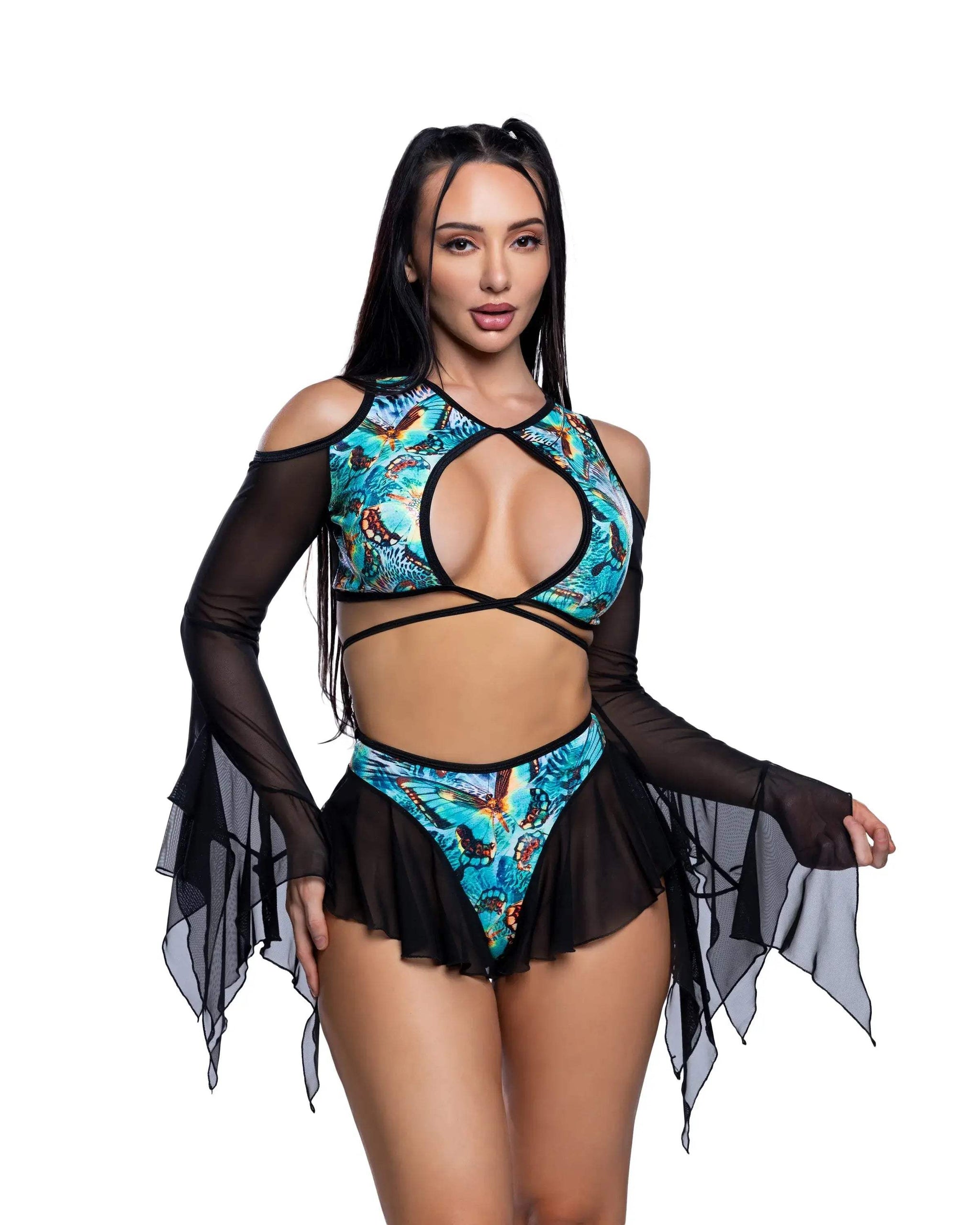 J Valentine butterfly flow top jr265 - J. Valentine - Flyclothing LLC