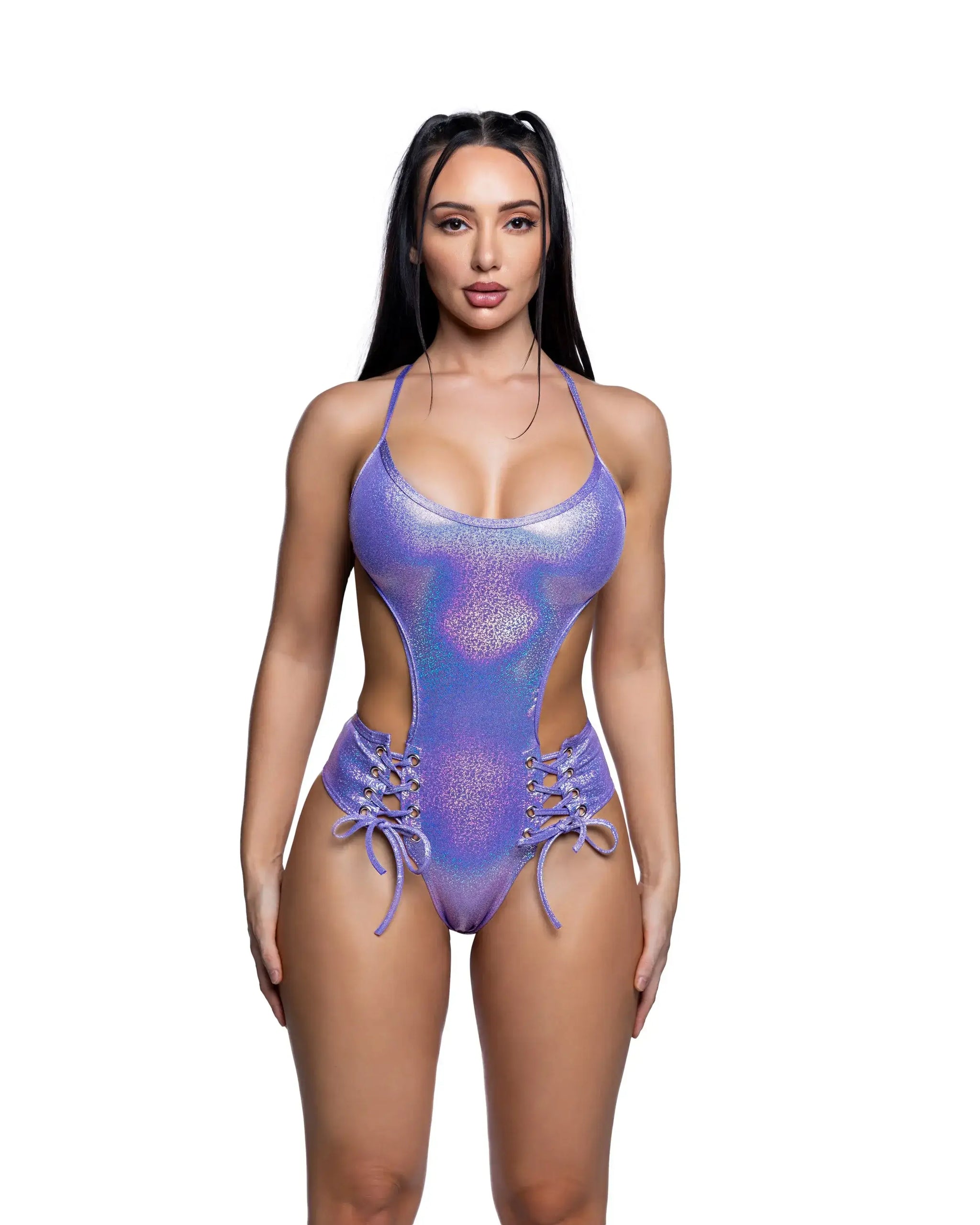 J Valentine lace up bodysuit jr285 - J. Valentine - Flyclothing LLC