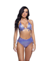 J Valentine lace up top high waist short set jr286 - J. Valentine - Flyclothing LLC