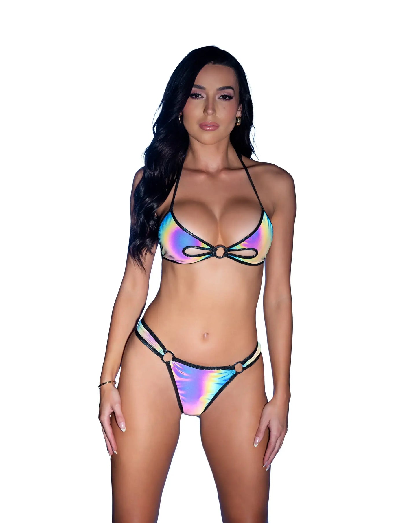 J Valentine reflective ring bikini set jr290 - J. Valentine - Flyclothing LLC