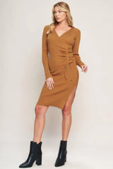 STYLE SIGN SWEATER DRESS - Flying Tomato - Flyclothing LLC