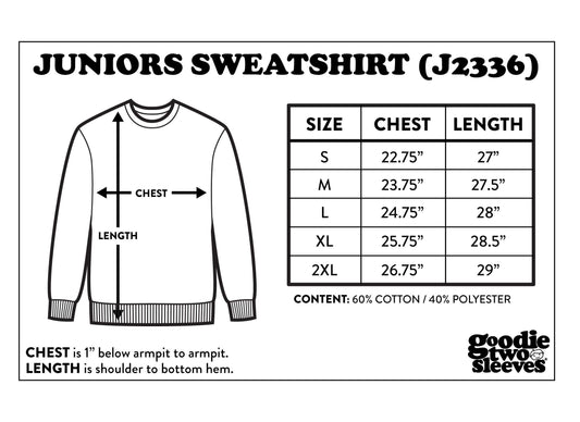 Strawberry Shortcake Bow Candy Canes Juniors Sweatshirt