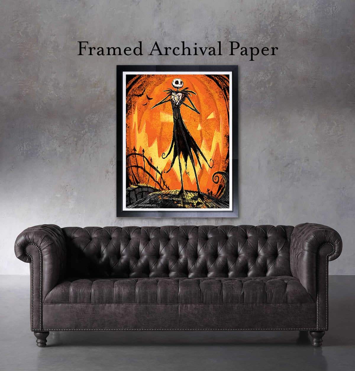 Black Market Art Company Jack The King of Pumpkins Print - Black Market Art Company - Flyclothing LLC