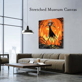 Black Market Art Company Jack The King of Pumpkins Print