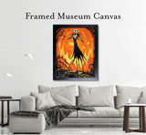 Black Market Art Company Jack The King of Pumpkins Print