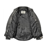 Titan - Men's Shirt style Premium Leather Biker Jacket - Unik Just for Bikers - Flyclothing LLC