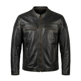 Rogue - Men's Ultra Leather Motorcycle Jacket - Unik Just for Bikers - Flyclothing LLC