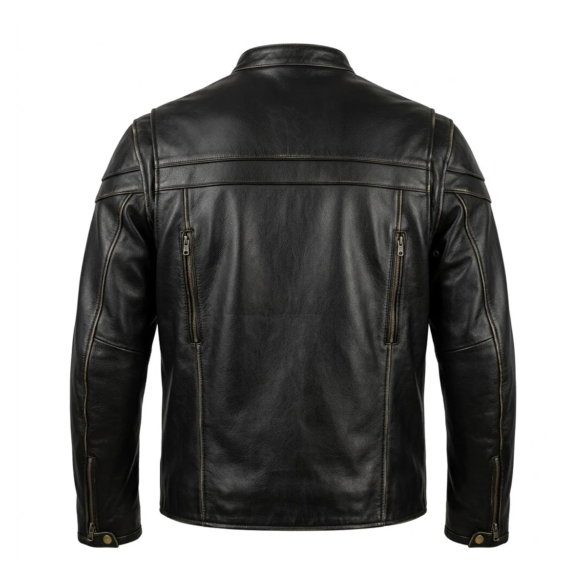 Rogue - Men's Ultra Leather Motorcycle Jacket - Unik Just for Bikers - Flyclothing LLC