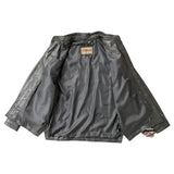 Edge - Premium Men's motorcycle Leather Jacket (Shirt Style) - Unik Just for Bikers - Flyclothing LLC