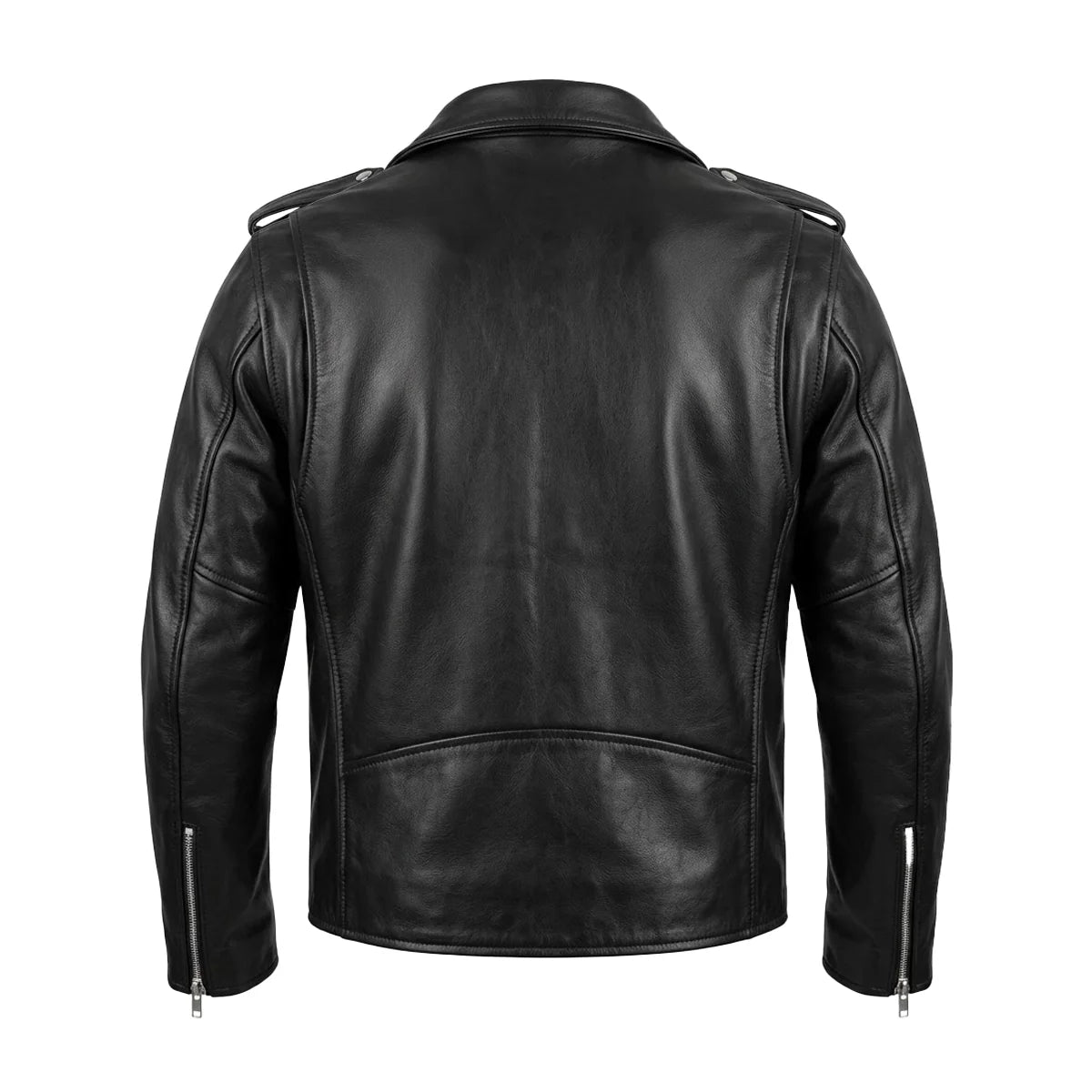 Brando - Men's Motorcycle Leather Jacket - Unik Just for Bikers - Flyclothing LLC