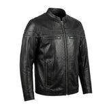 Goose - Premium Men's Leather Motorcycle Jacket - Unik Just for Bikers - Flyclothing LLC