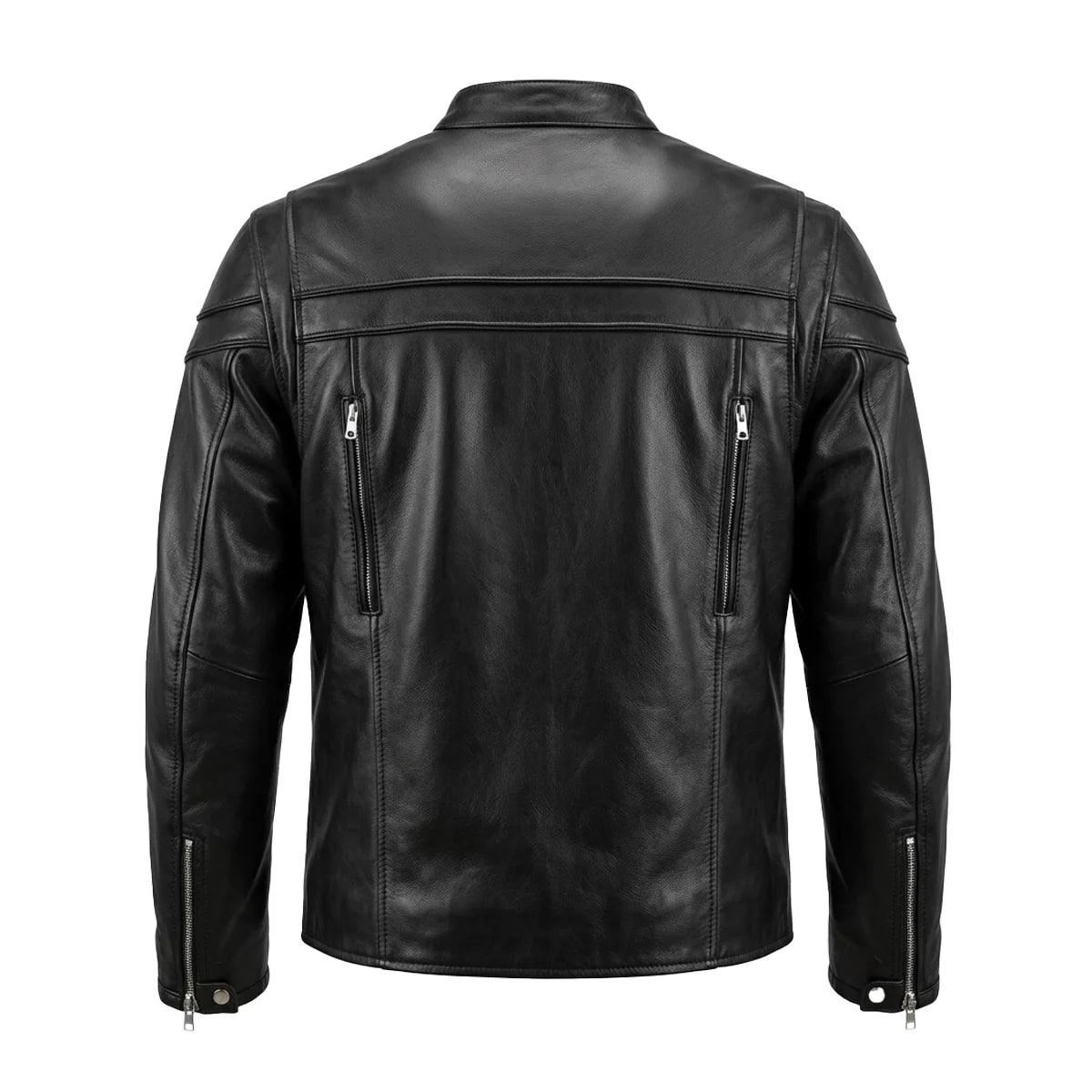Goose - Premium Men's Leather Motorcycle Jacket - Unik Just for Bikers - Flyclothing LLC