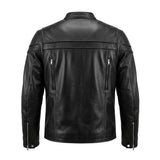 Goose - Premium Men's Leather Motorcycle Jacket - Unik Just for Bikers - Flyclothing LLC