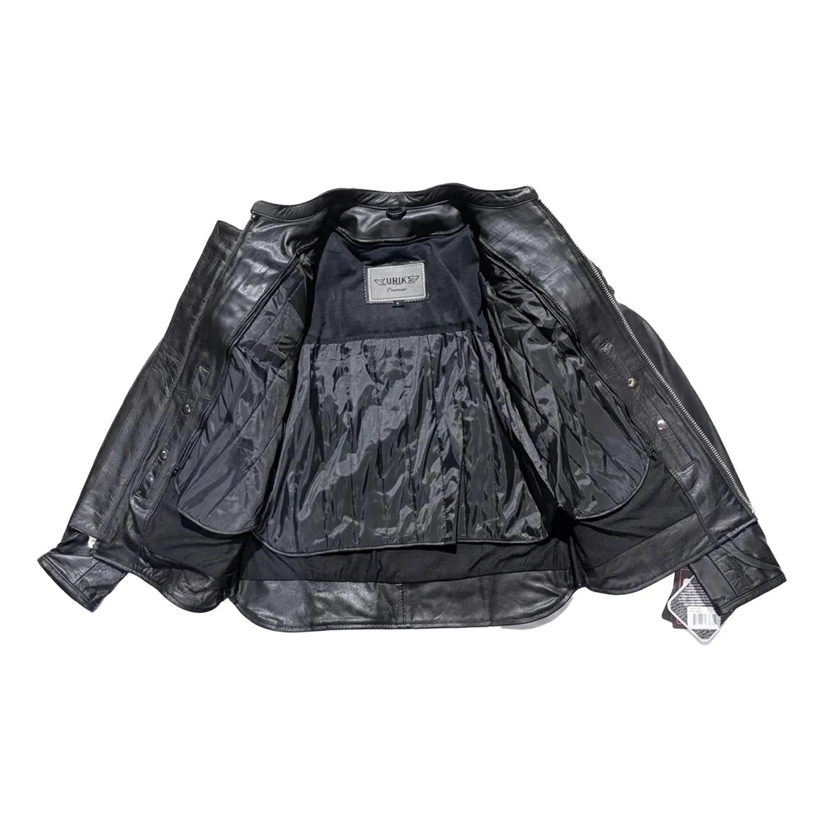 Goose - Premium Men's Leather Motorcycle Jacket - Unik Just for Bikers - Flyclothing LLC