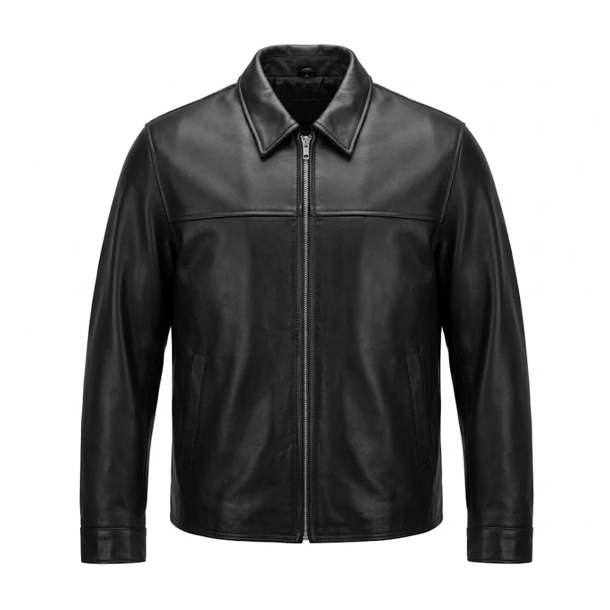 James - Premium Men's Leather Motorcycle Jacket - Unik Just for Bikers - Flyclothing LLC
