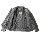 James - Premium Men's Leather Motorcycle Jacket - Unik Just for Bikers - Flyclothing LLC