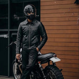 James - Premium Men's Leather Motorcycle Jacket - Unik Just for Bikers - Flyclothing LLC